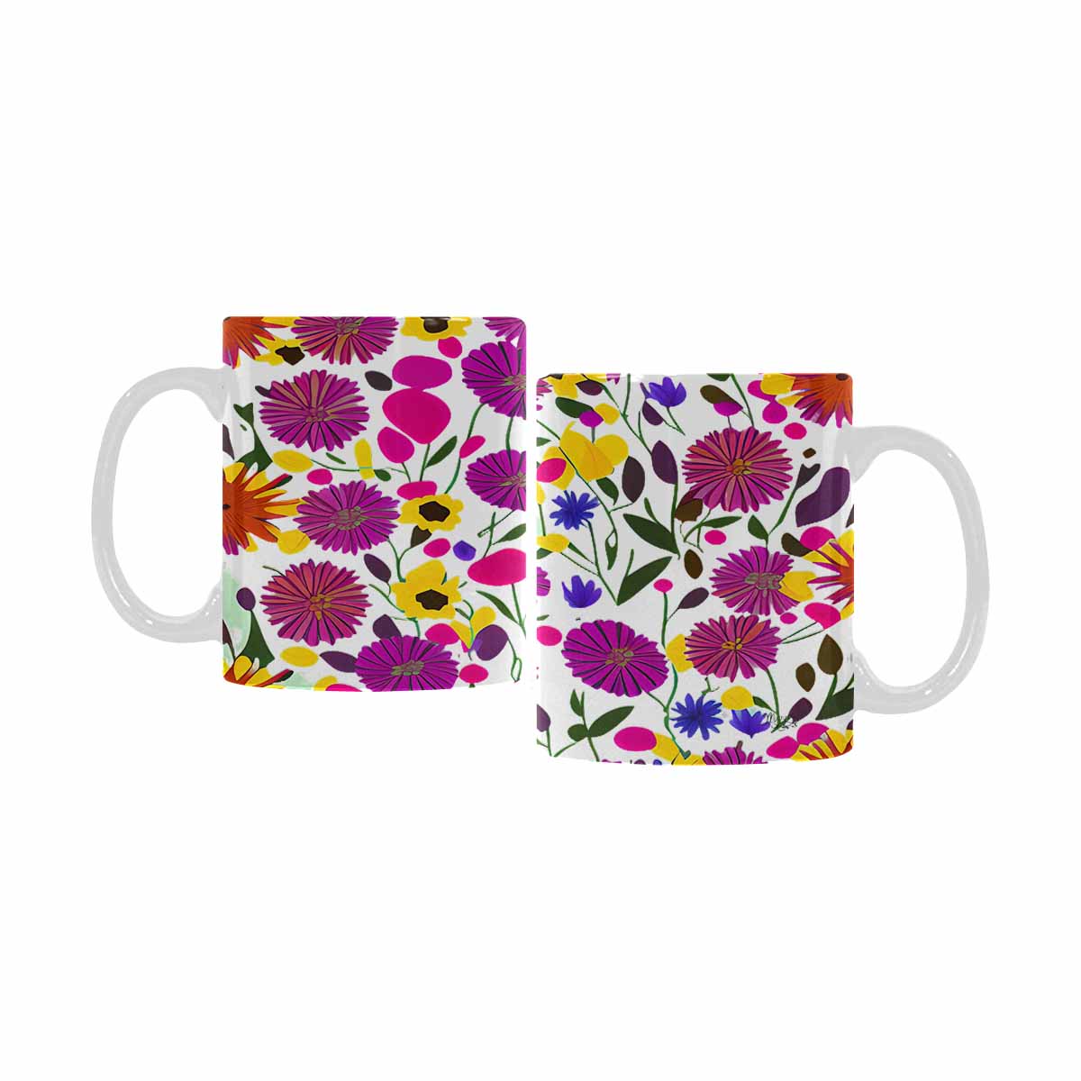 Quality Mug, coffee mug, tea cup, Set 1A, Mixed Floral design 33