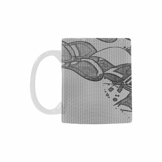 Quality Mug, coffee mug, tea cup, B & W Abstract, Set 1, design 87