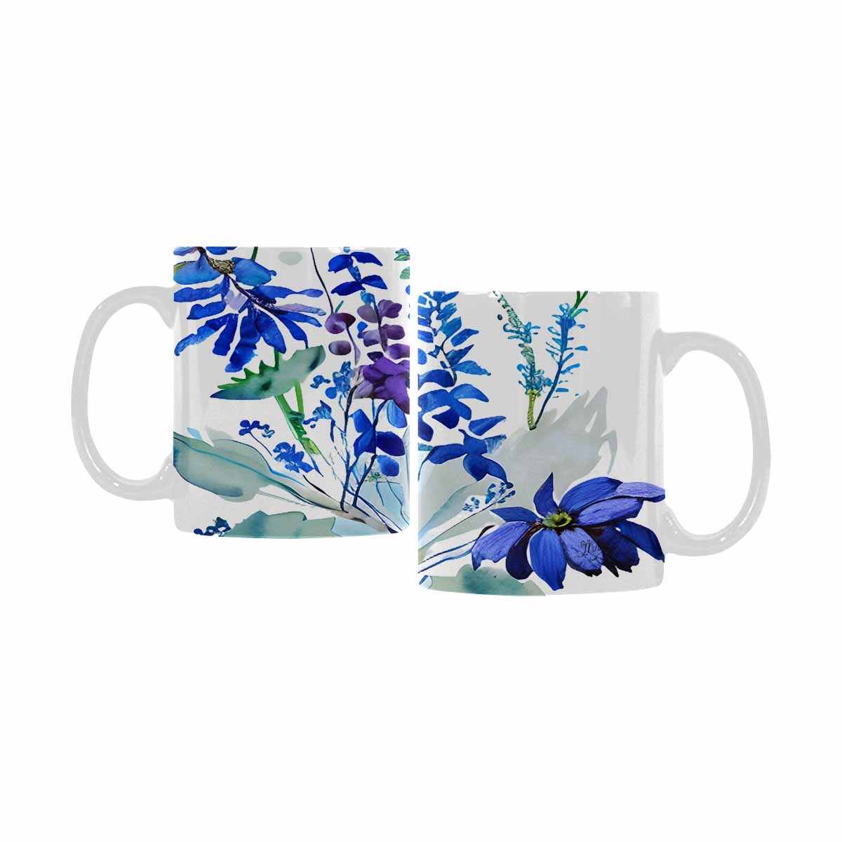 Quality Mug, coffee mug, tea cup, Bright florals, Set 1A, Design 26