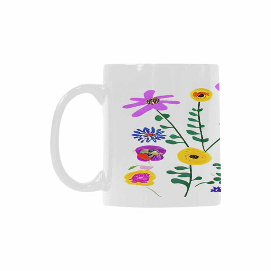 Quality Mug, coffee mug, tea cup, Bright florals, Set 2, design 72