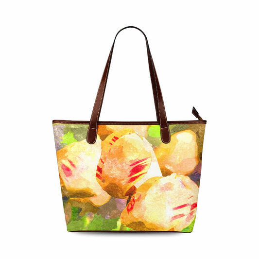 Classic Fabric handbag, watercolor floral, design 275