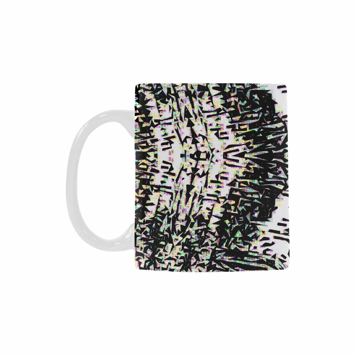 Quality Mug, coffee mug, tea cup, B & W Abstract, Set 1, design 156