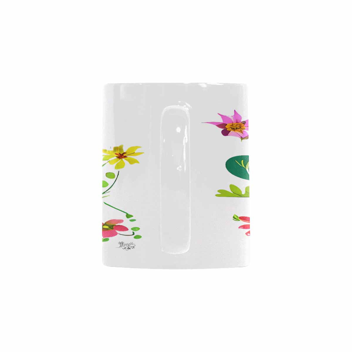 Quality Mug, coffee mug, tea cup, Bright florals, Set 2, design 89