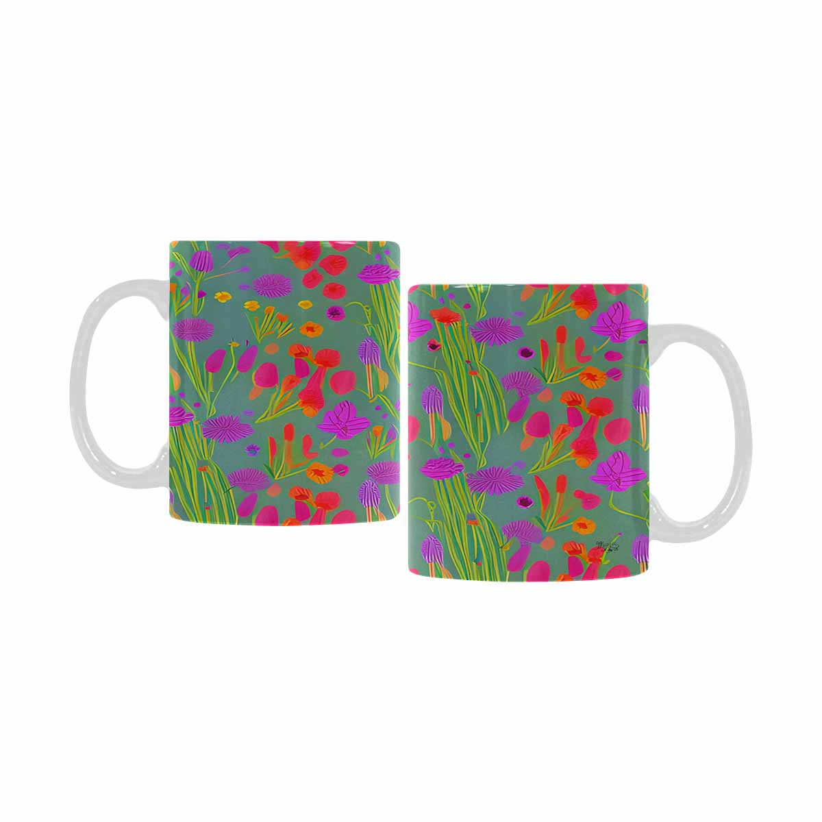 Quality Mug, coffee mug, tea cup, Set 1, Mixed Floral design 43