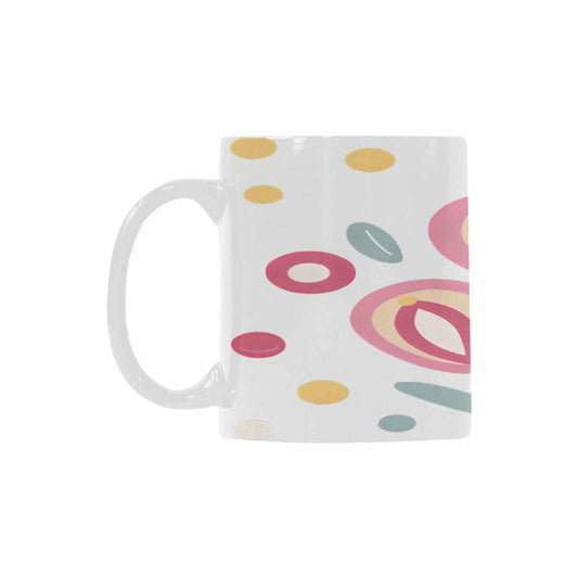 Quality Mug, coffee mug, tea cup, Bright florals, Set 2, design 5