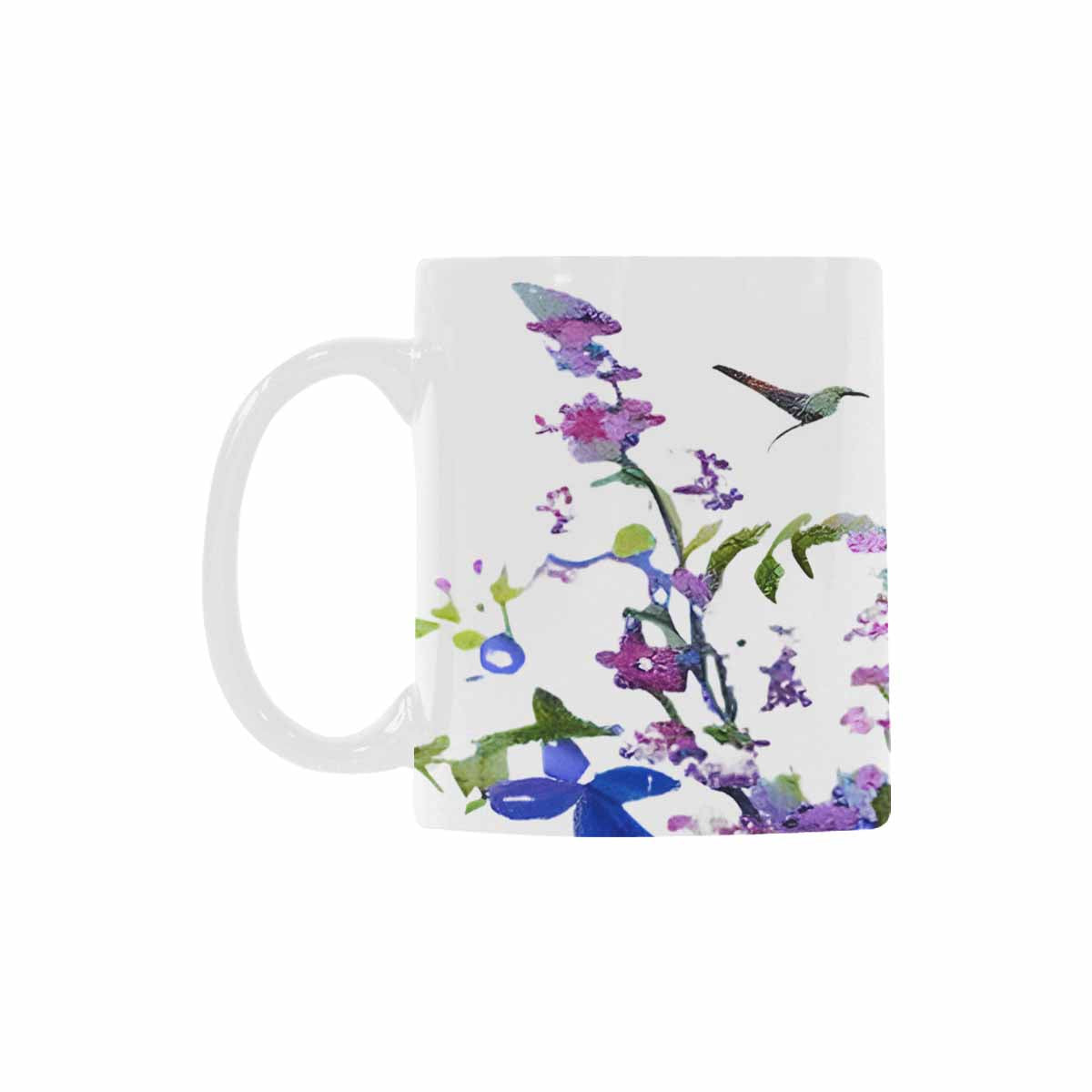 USA made Quality Mug, coffee mug, tea cup, Bright florals, Set 1A, Design 94