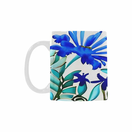 Quality Mug, coffee mug, tea cup, Bright florals, Set 1, Design 85