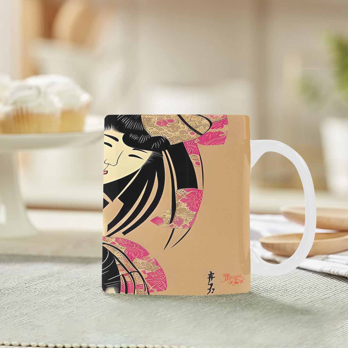 Quality Mug, coffee mug, tea cup, Asian Faces, Design 21