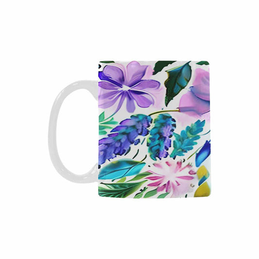Quality Mug, coffee mug, tea cup, Bright florals, Set 1, Design 35