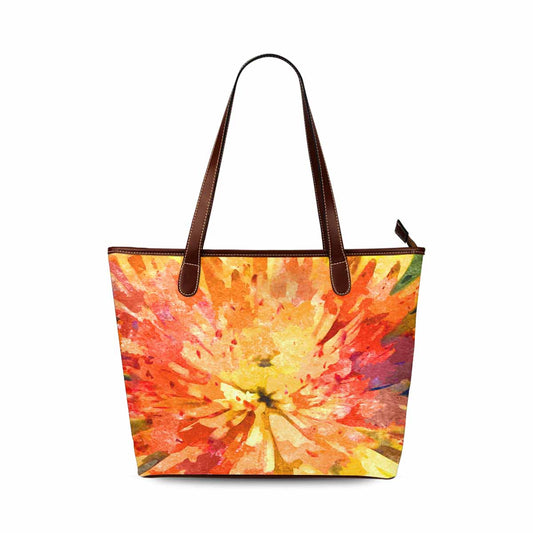 Classic Fabric handbag, watercolor floral, design 44