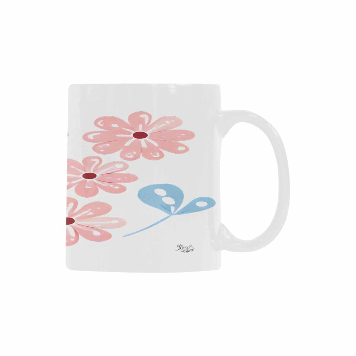 Quality Mug, coffee mug, tea cup, Bright florals, Set 2, design 19
