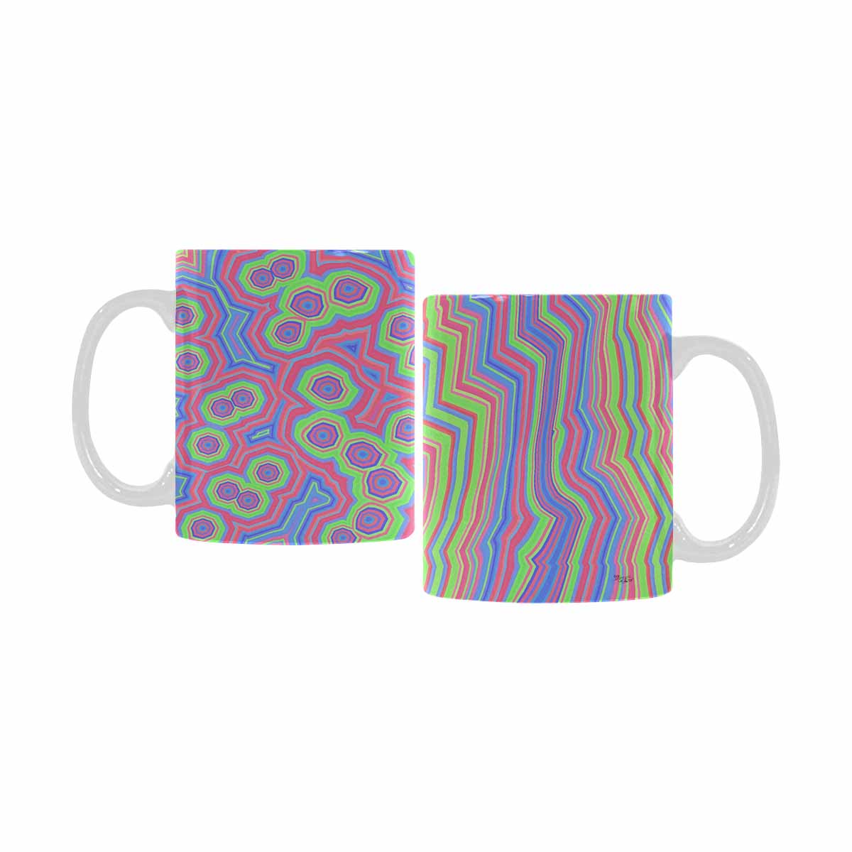 Unique Abstract design coffee mug, set 1, design 118