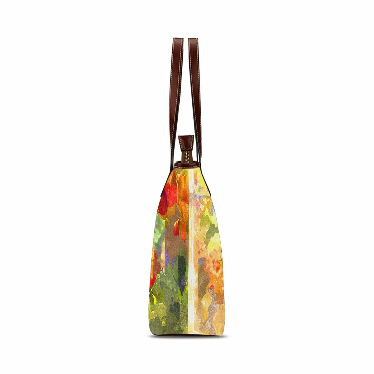 Classic Fabric handbag, watercolor floral, design 267