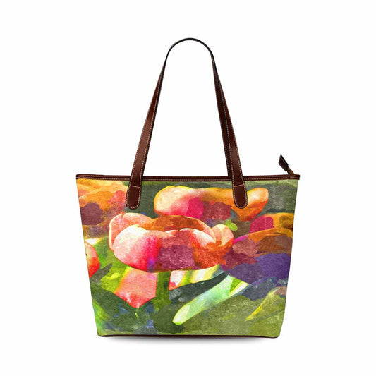 Classic Fabric handbag, watercolor floral, design 250