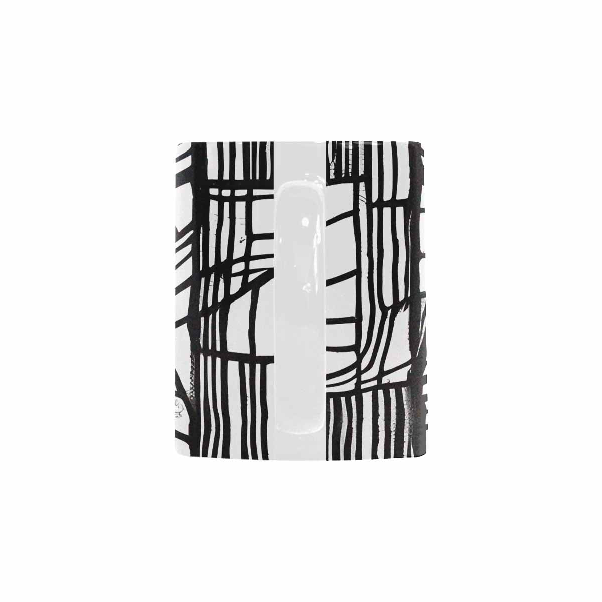 Quality Mug, coffee mug, tea cup, B & W Abstract, Set 1, design 52