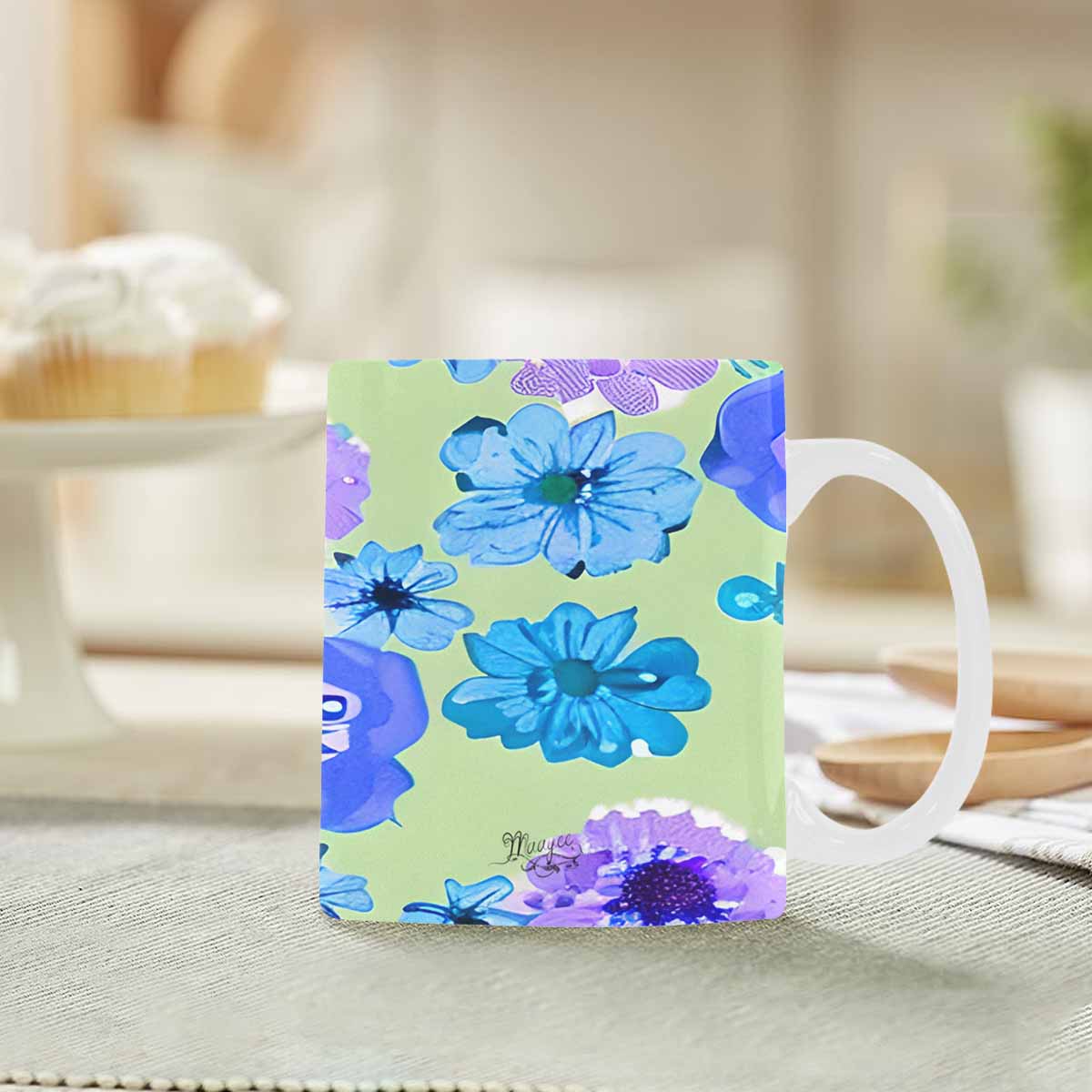 Quality Mug, coffee mug, tea cup, Bright florals, Set 1, Design 144