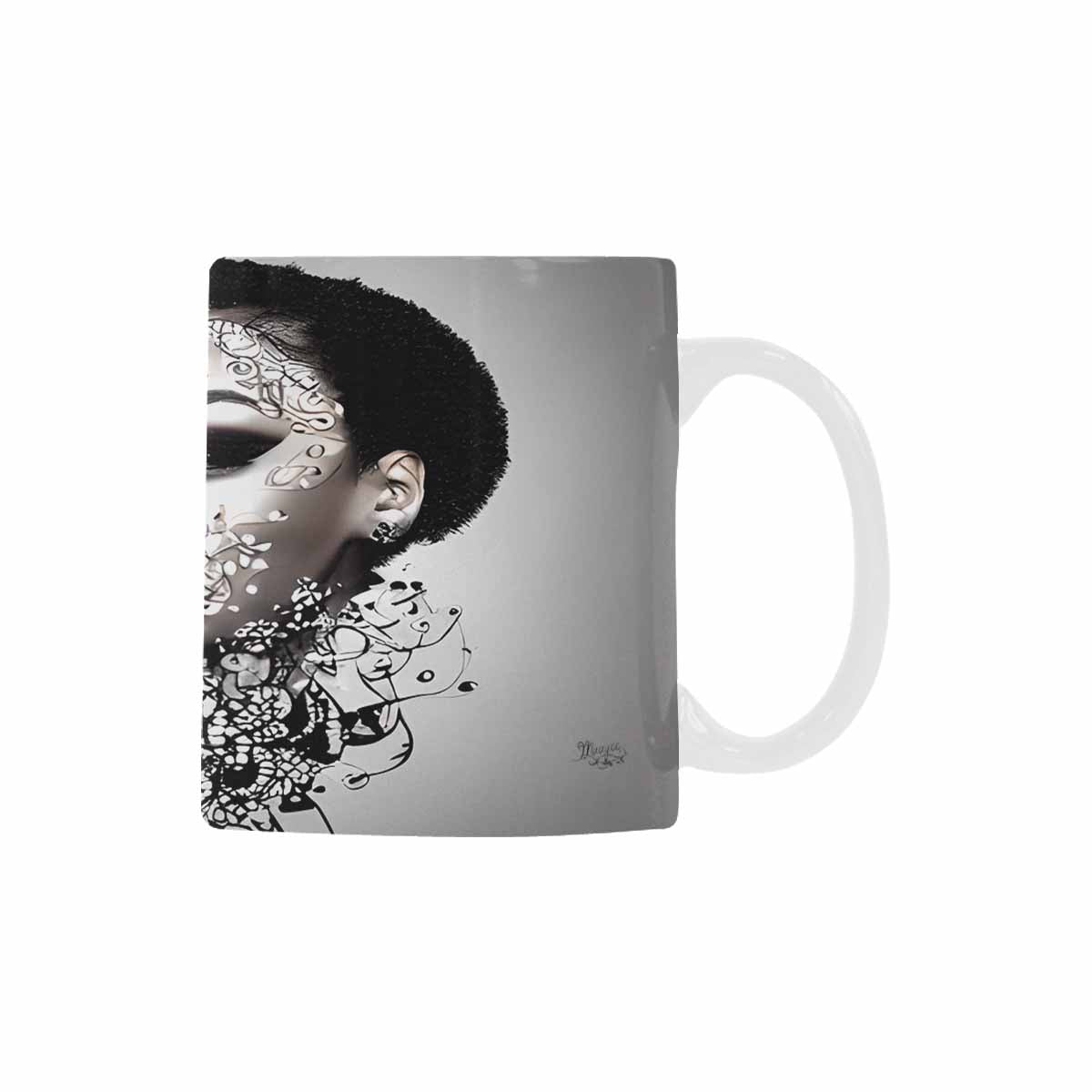 Quality Mug, coffee mug, tea cup, Black Faces, Set 1, design 40