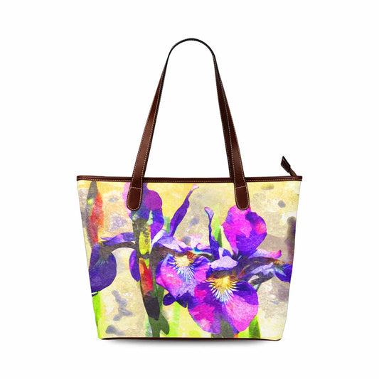 Classic Fabric handbag, watercolor floral, design 130