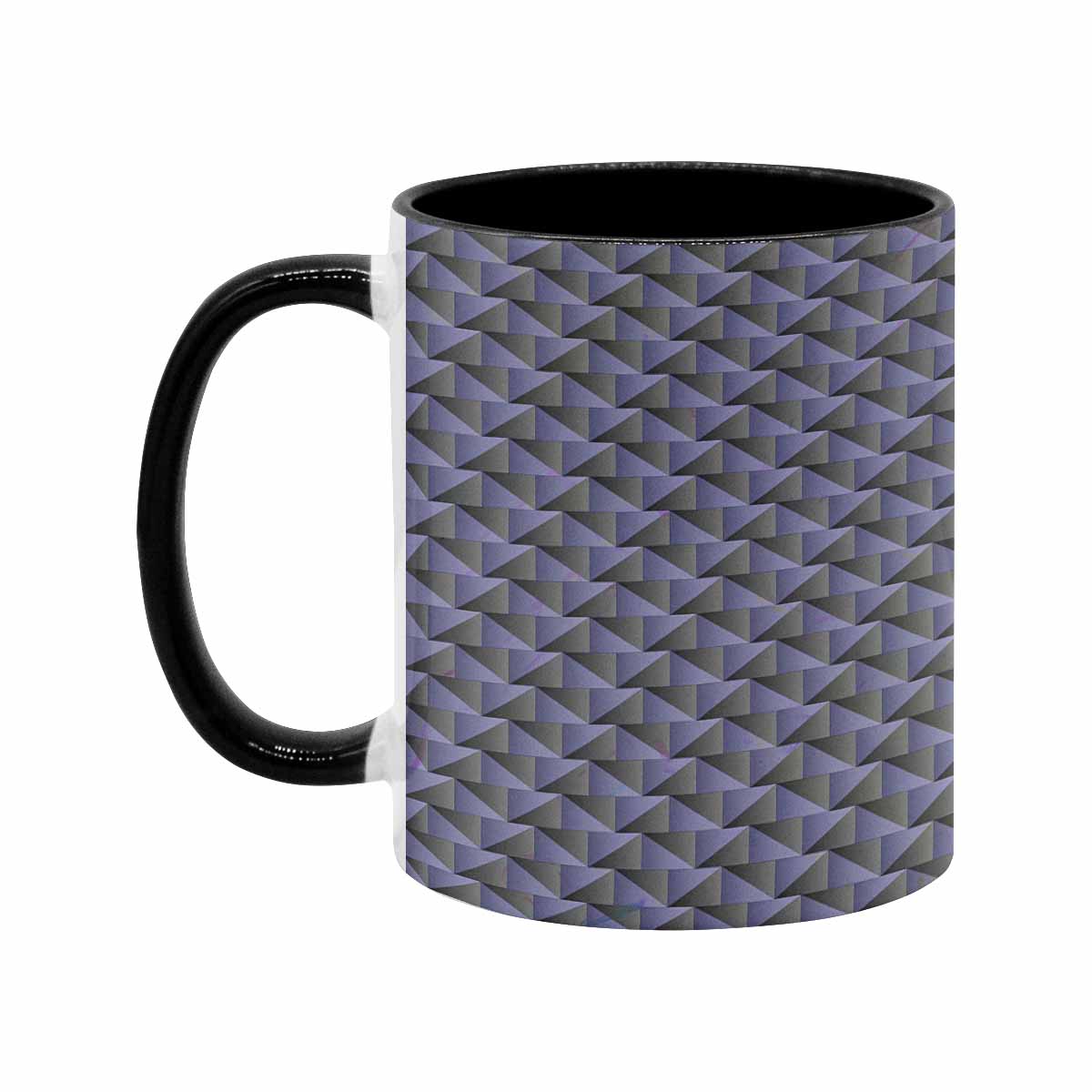 Coffee Mug, tea cup, black core, abstract, design 81