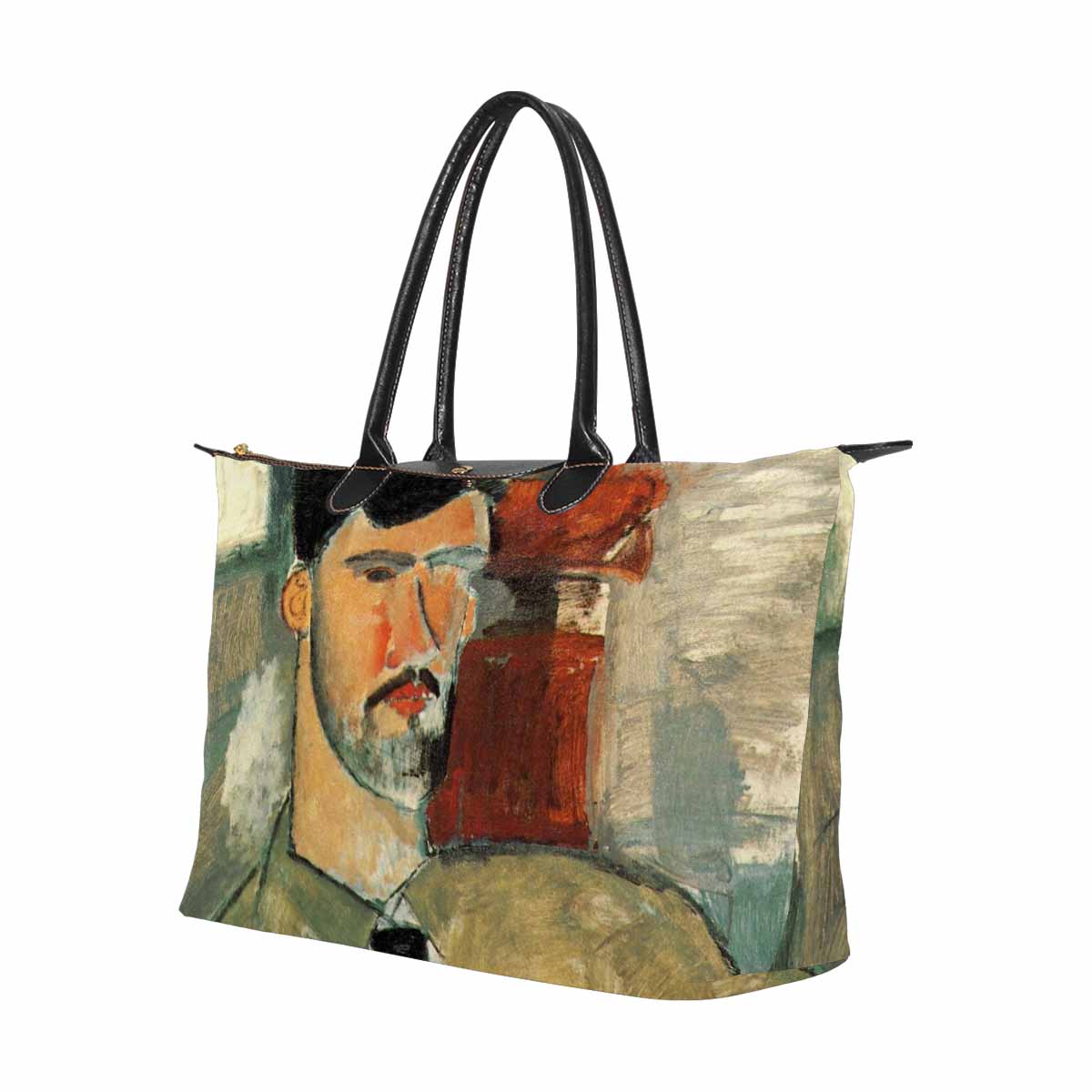 Classic handbag, Modigliani design, choice of 2 colors, Henri Laurens