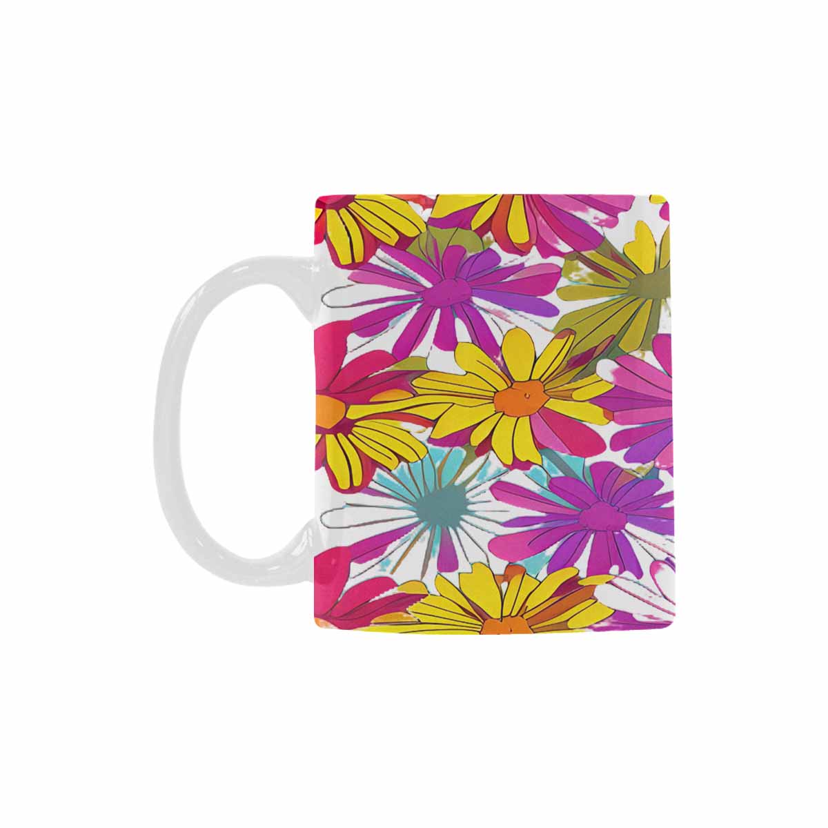 Quality Mug, coffee mug, tea cup, Set 1A, Mixed Floral design 45