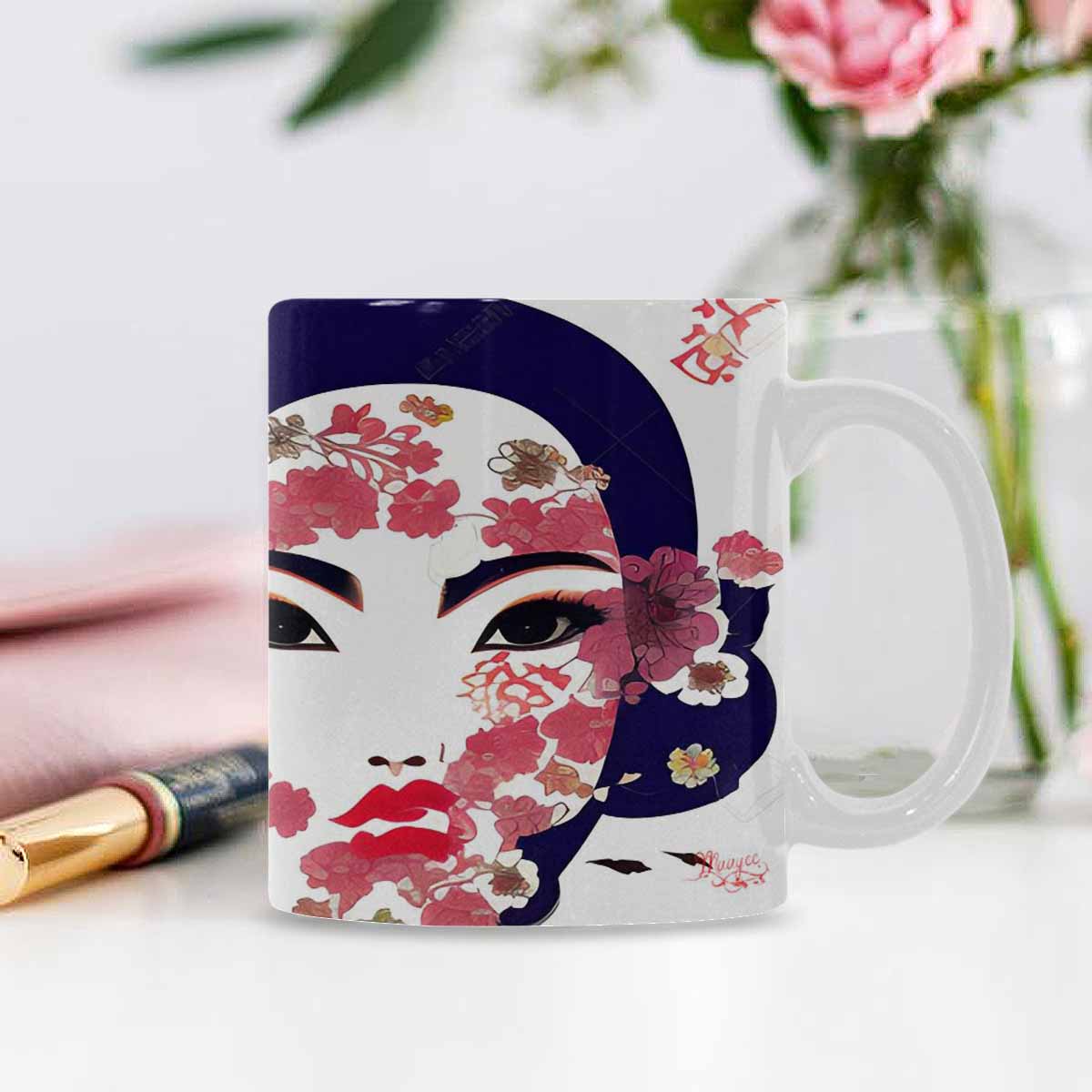 Quality Mug, coffee mug, tea cup, Asian Faces, Design 31