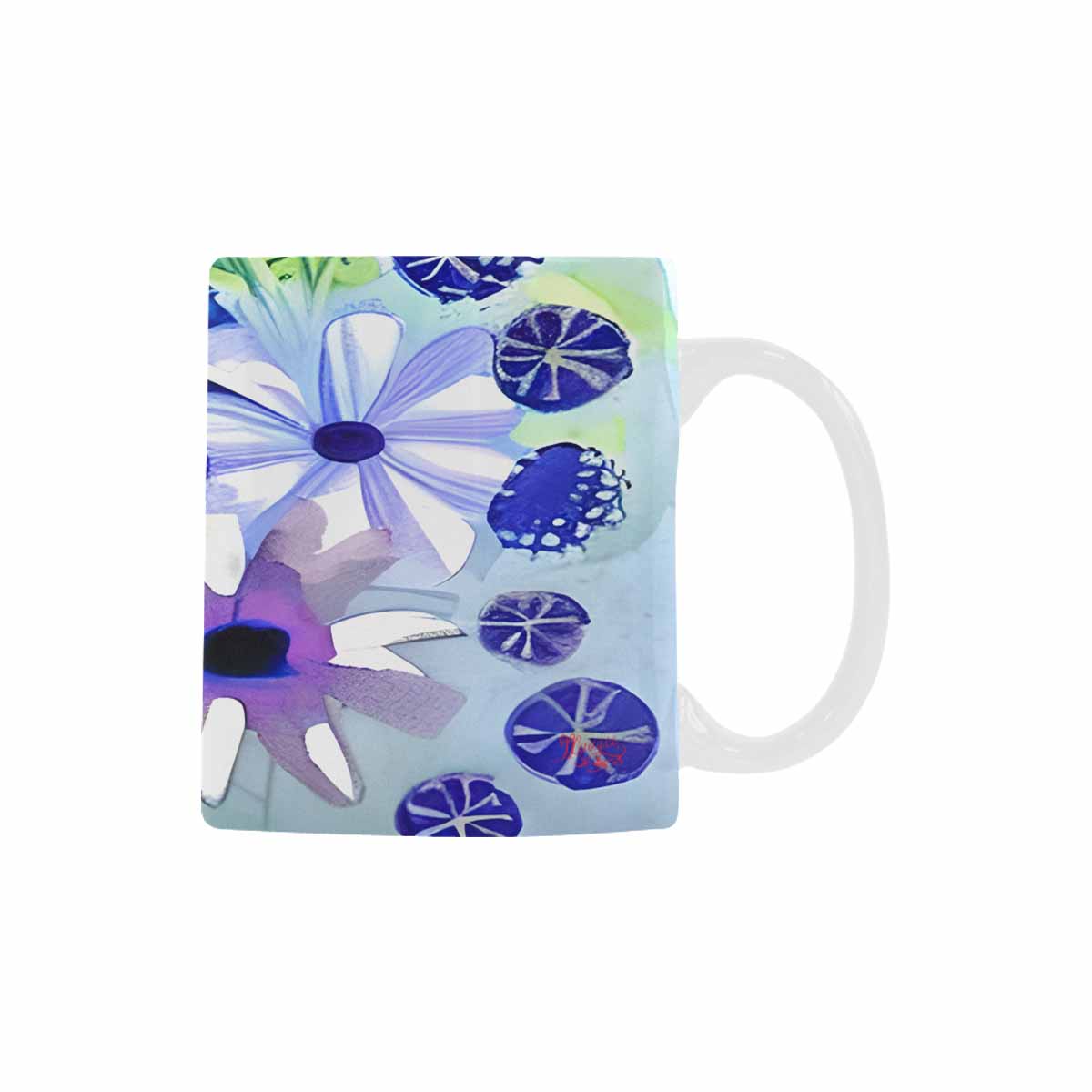 Quality Mug, coffee mug, tea cup, Bright florals, Set 1, Design 49