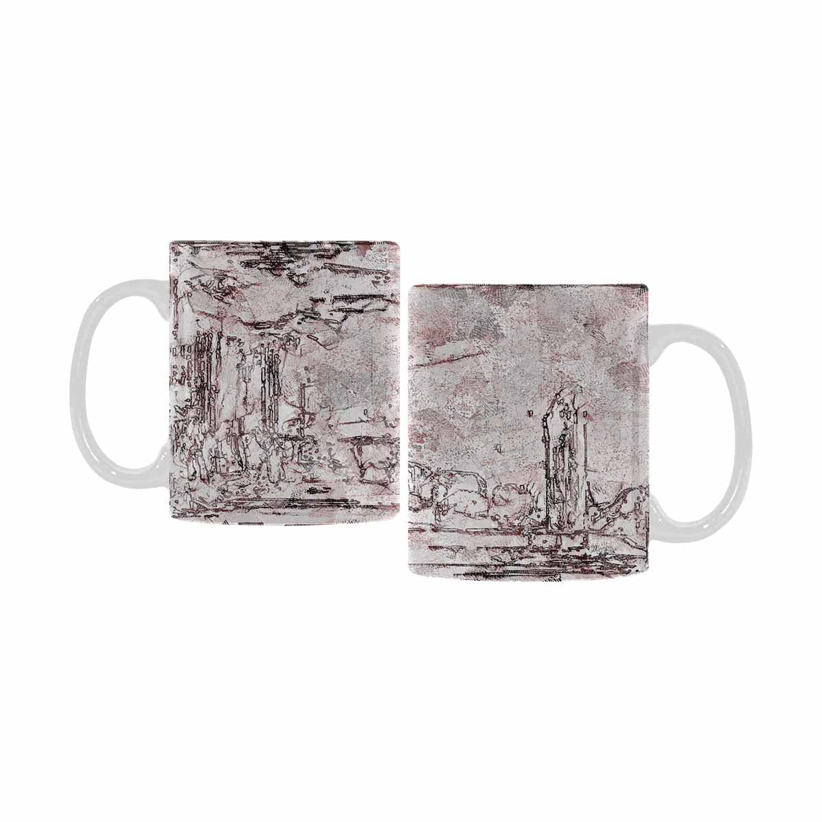 Unique Abstract design coffee mug, set 1, design 190