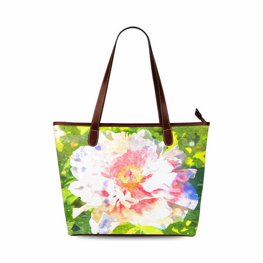 Classic Fabric handbag, watercolor floral, design 165