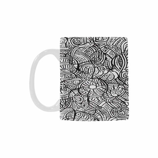 Quality Mug, coffee mug, tea cup, B & W Abstract, Set 1, design 26