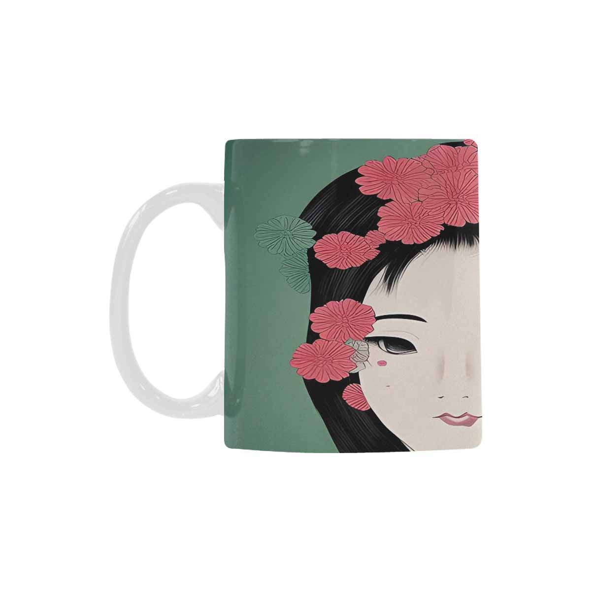 Quality Mug, coffee mug, tea cup, Asian Faces, Design 25