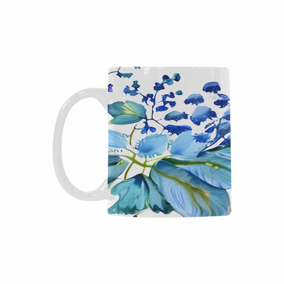 Quality Mug, coffee mug, tea cup, Bright florals, Set 1A, Design 21