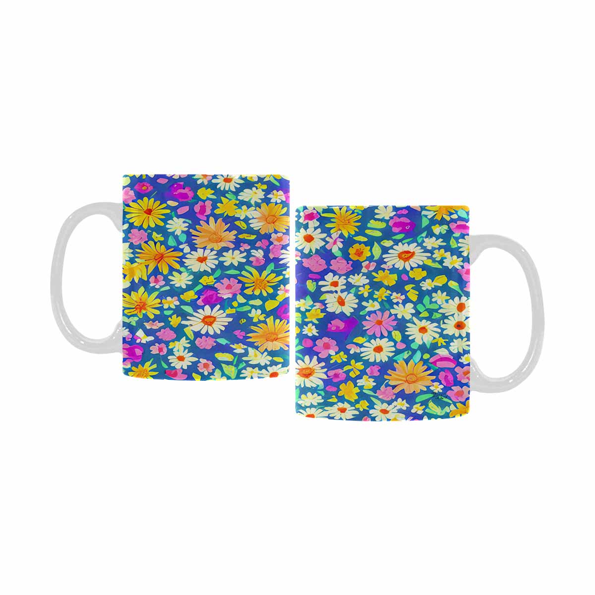 Quality Mug, coffee mug, tea cup, Set 1, Mixed Floral design 21