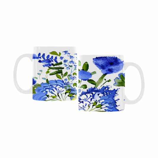 USA made Quality Mug, coffee mug, tea cup, Bright florals, Set 1A, Design 24