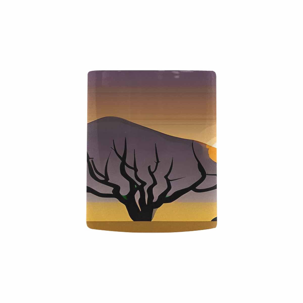 Coffee Mug, tea cup, desert scene, design 34