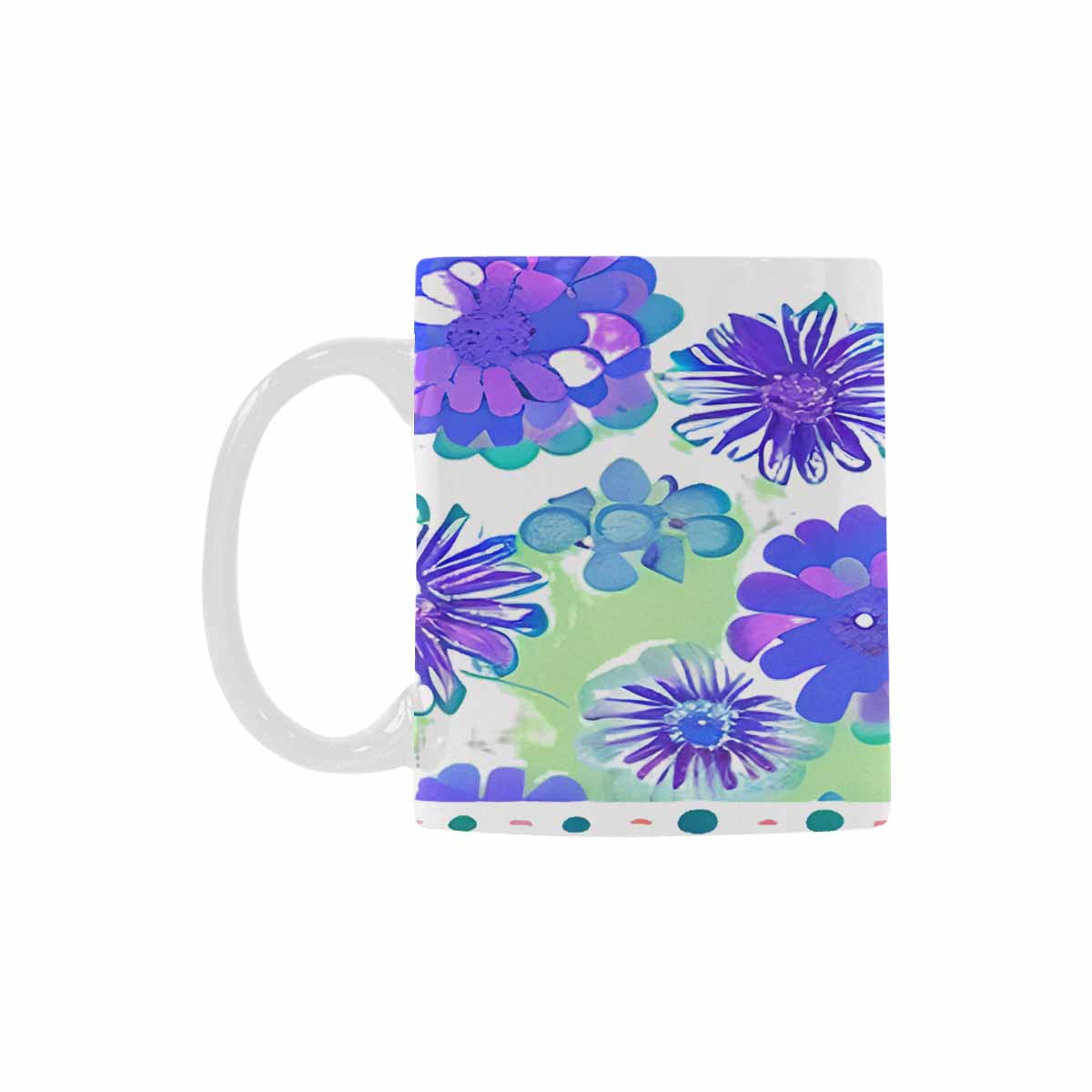 Quality Mug, coffee mug, tea cup, Bright florals, Set 1A, Design 152