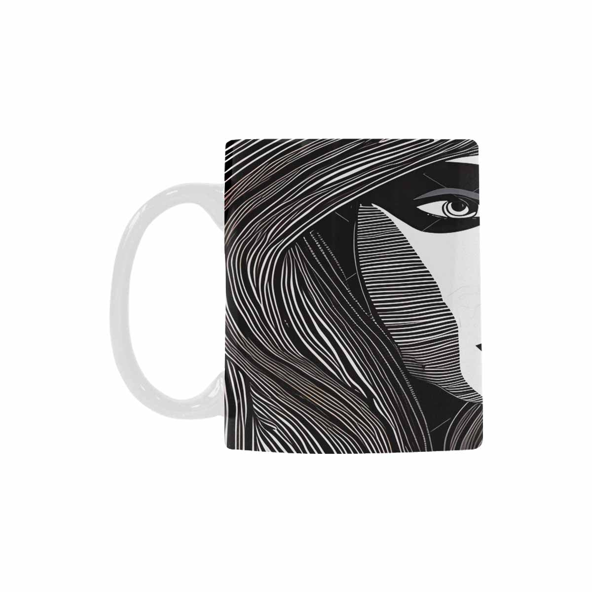 Quality Mug, coffee mug, tea cup, Black Faces, Set 1, design 59