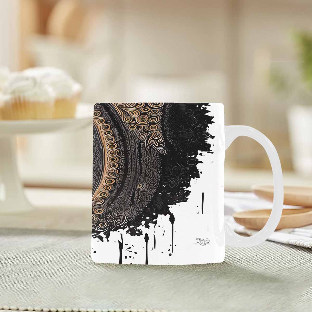 Quality Mug, coffee mug, tea cup, Black Faces, Set 1, design 29