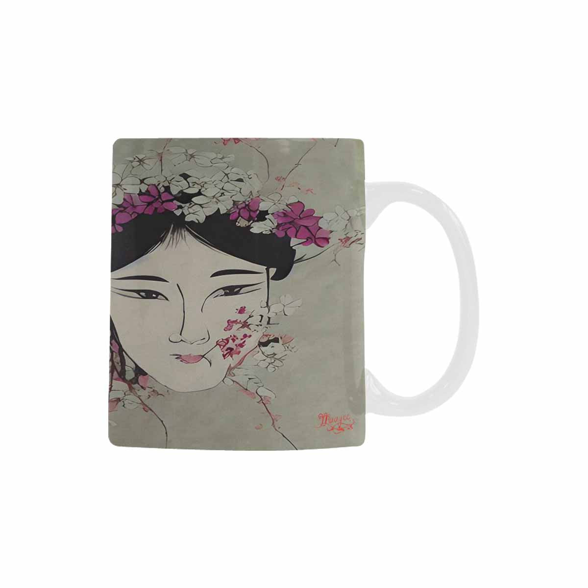 Quality Mug, coffee mug, tea cup, Asian Faces, Design 19