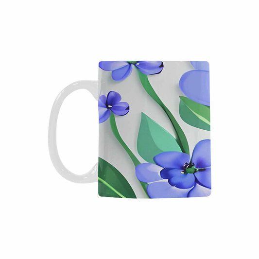 Quality Mug, coffee mug, tea cup, Bright florals, Set 1, Design 55