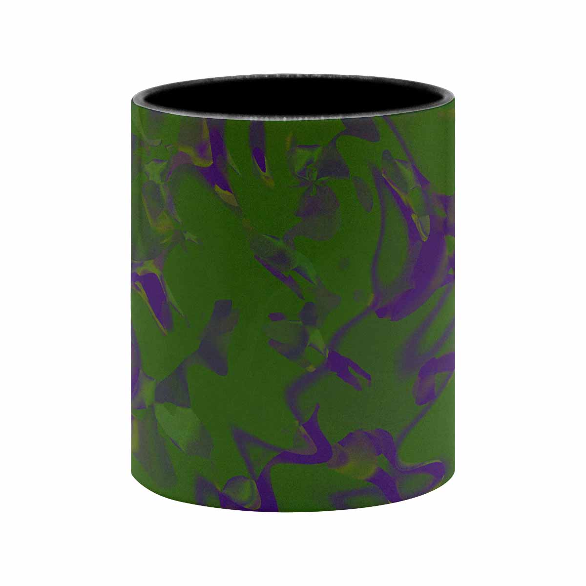 Coffee Mug, tea cup, black core, abstract, design 21