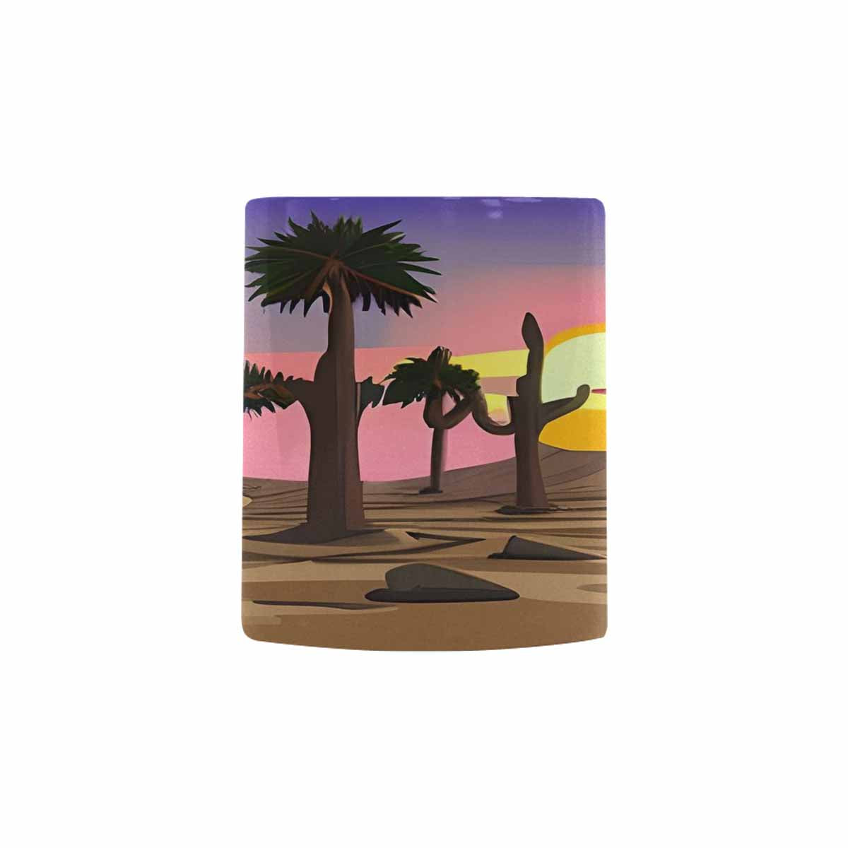 Coffee Mug, tea cup, desert scene, design 40