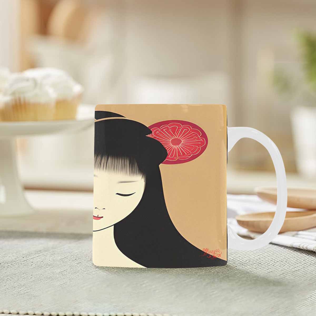 Quality Mug, coffee mug, tea cup, Asian Faces, Design 12