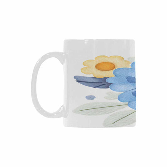 Quality Mug, coffee mug, tea cup, Bright florals, Set 2, design 21