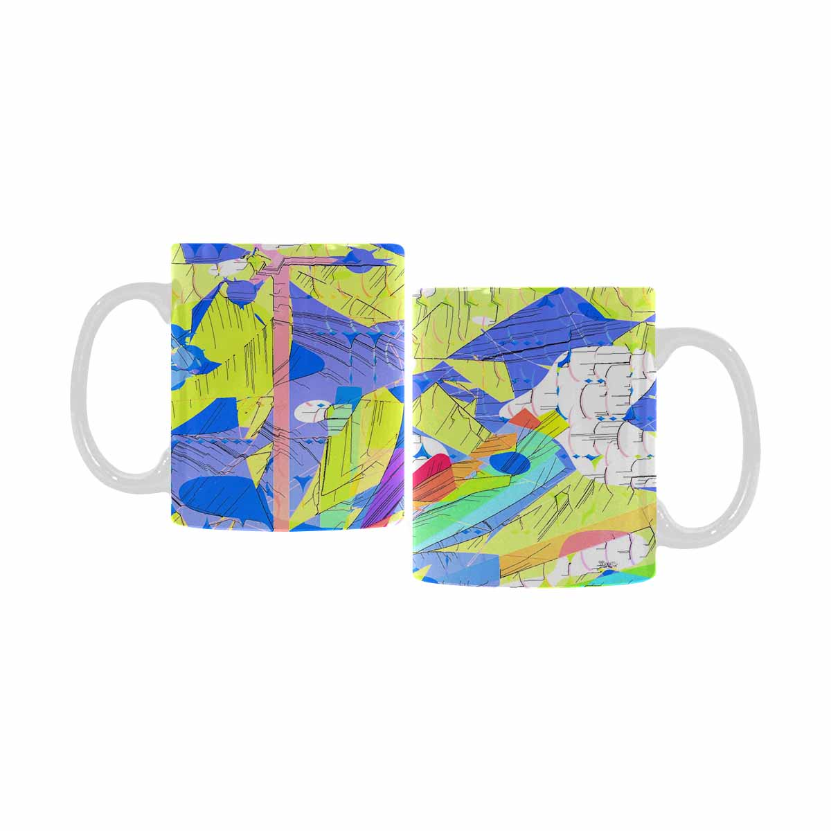 Unique Abstract design coffee mug, set 1, design 4