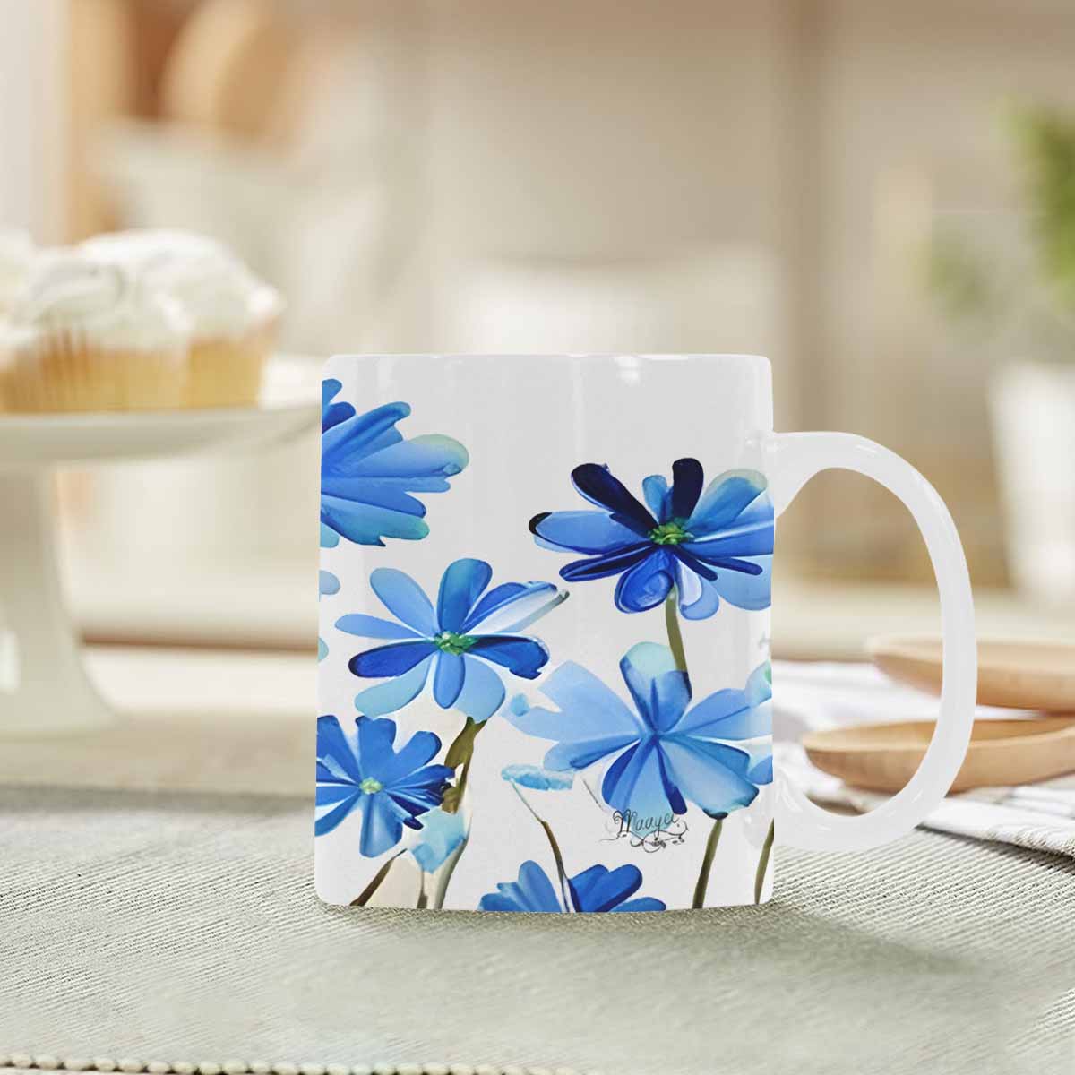 Quality Mug, coffee mug, tea cup, Bright florals, Set 1A, Design 81