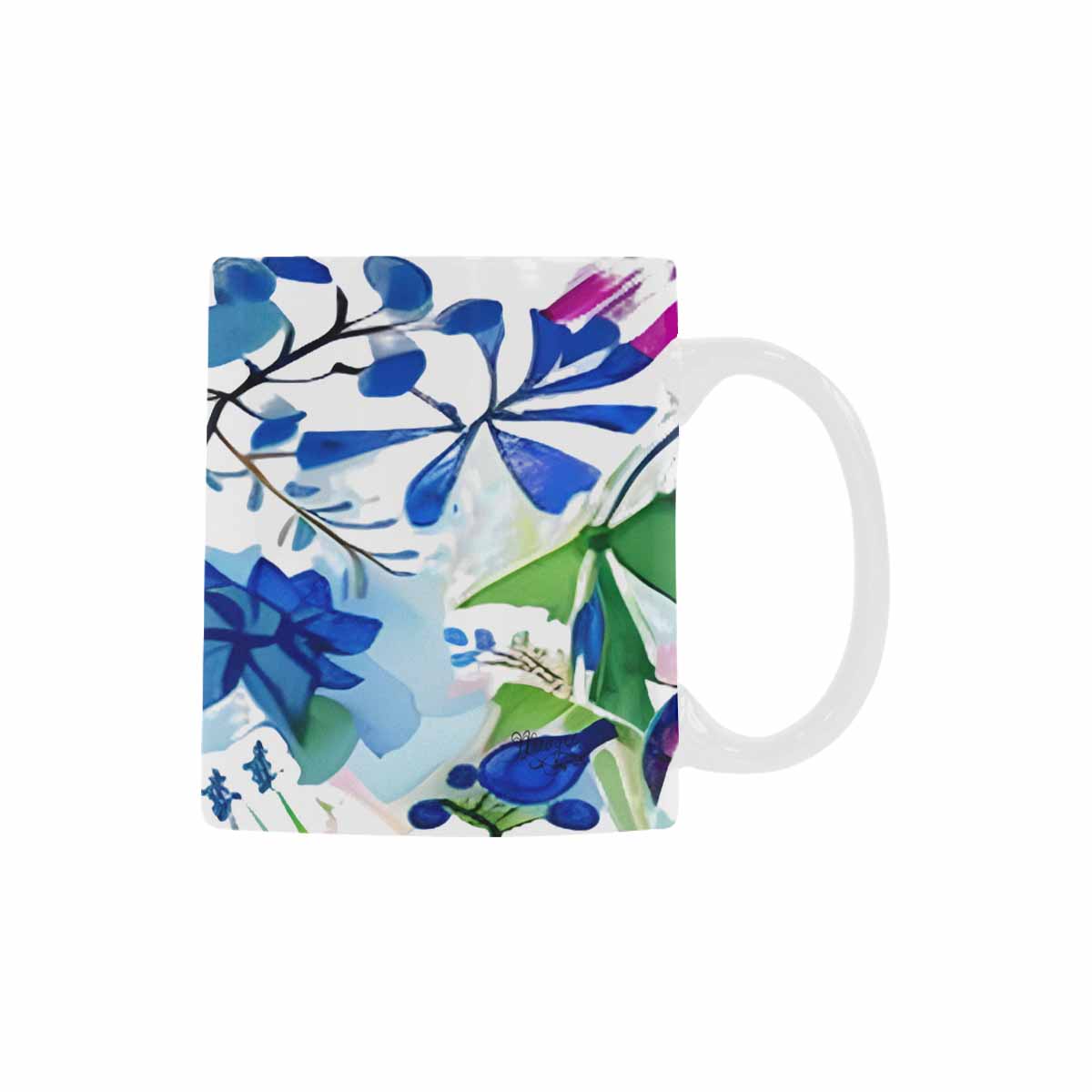 Quality Mug, coffee mug, tea cup, Bright florals, Set 1A, Design 27