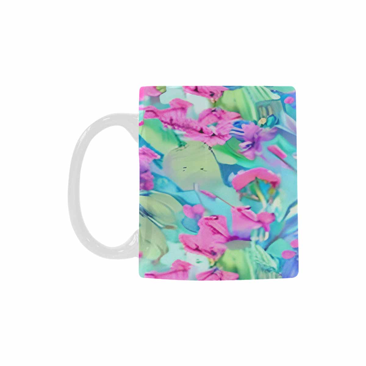 Quality Mug, coffee mug, tea cup, Bright florals, Set 1, Design 30