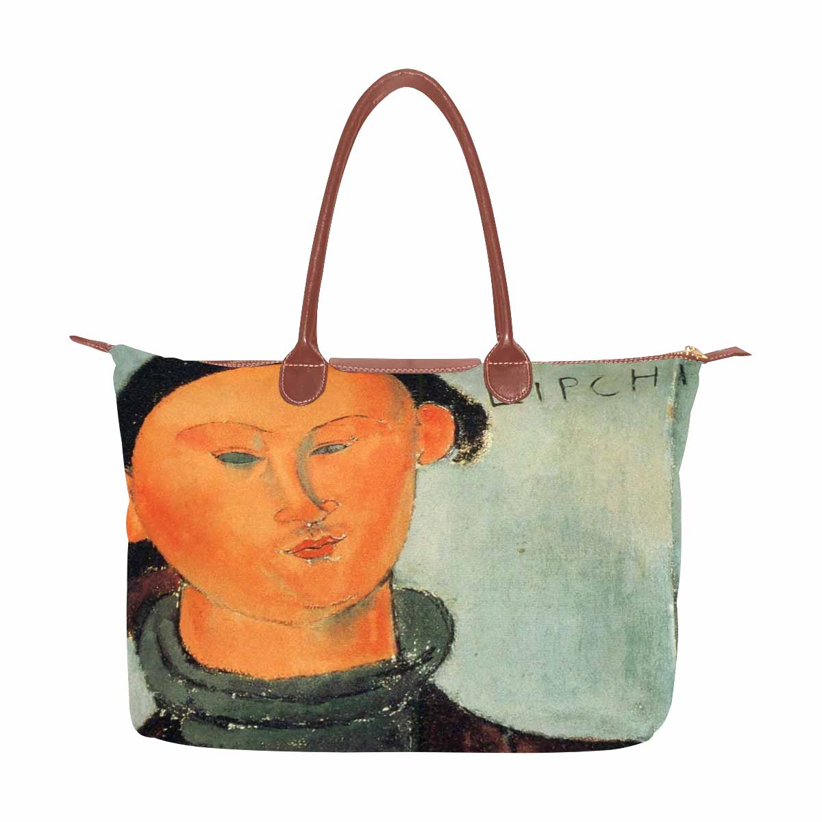 Classic handbag, Modigliani design, choice of 2 colors, Jacques Lipchitz and his woman version 1 & 2