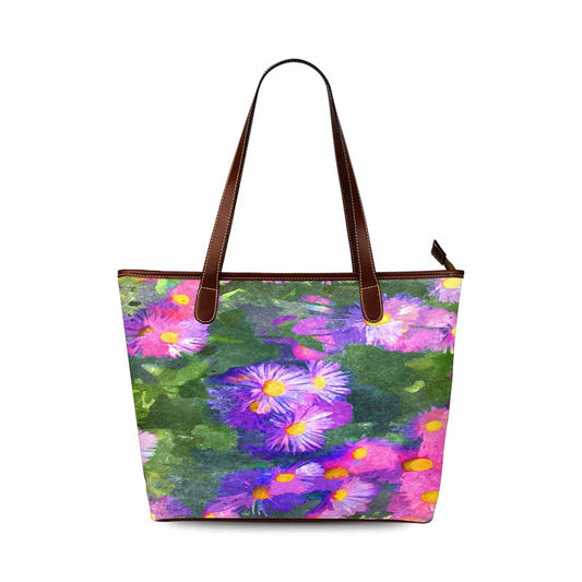 Classic Fabric handbag, watercolor floral, design 3